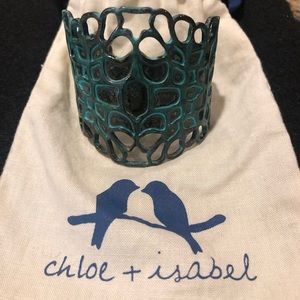 Chloe + Isabel Patina Open cuff bracelet